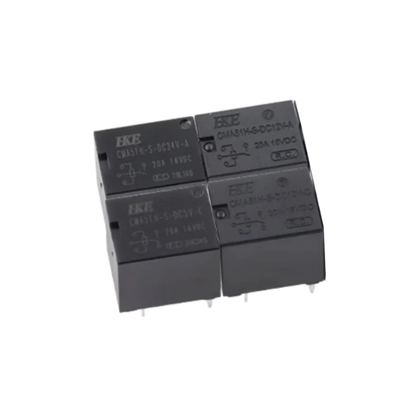 5PCS New Relay CMA51H-S-DC5V-C CMA51H-S-DC12V-C CMA51H-S-DC24V-C DC5V 12V 24V-A 20A 4PIN 5PIN