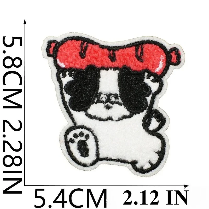 Puppy Embroidery Sticker Ironing Bread Dog Cloth Sticker Clothes Dressing Patch Sticker Bag Decoration Embroidery Chapter Boy