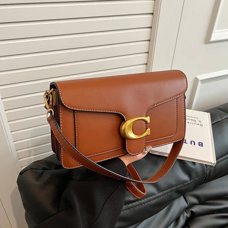 2025 Herbst Neue Nischenhandtasche für Damen, Hochwertige Textur, Einfarbig, Schlicht und Vielseitig, Kleine Quadratische Tasche, Klassische Retro-Umhängetasche – Detail 3