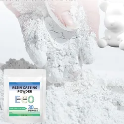 300/500g High Density White Gypsum Powder DIY Gypsum Doll Sculpture Casting Mold Making Material Cement Clay Craft Material
