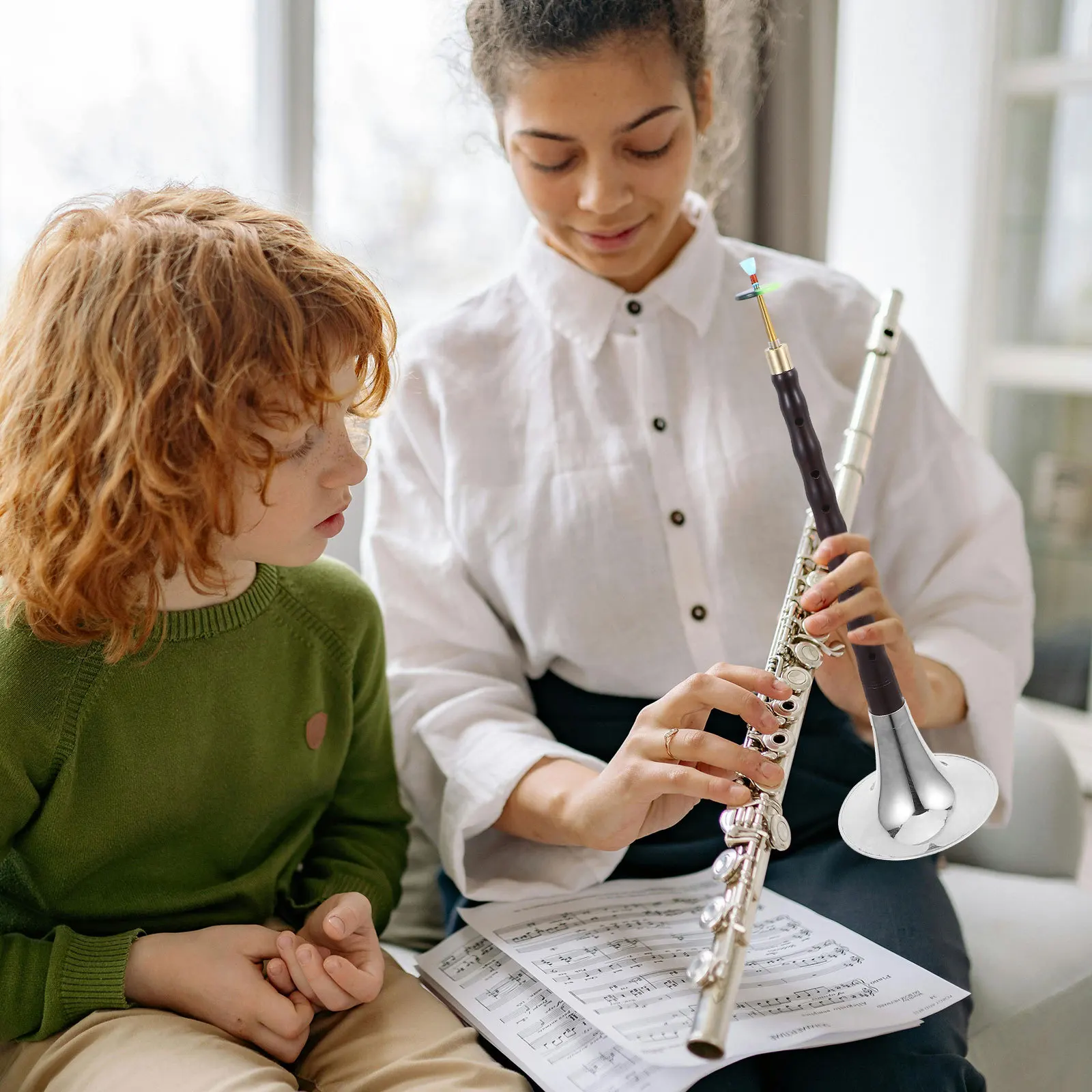 

1 set 1 Set C Key Professional Rosewood Suona Lightweight Portable Ethnic Wind Instrument For Beginners Students Premium Musical