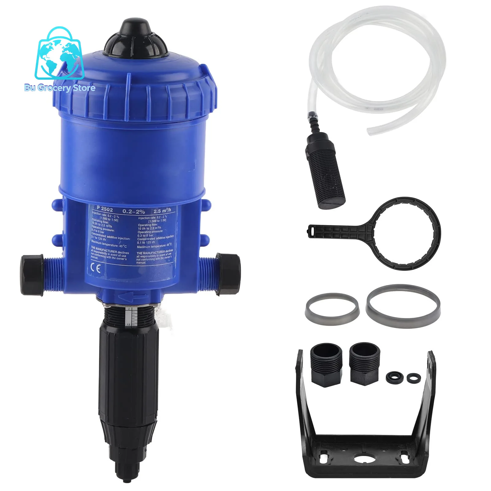 Fertilizer Pump, Dosing Device, Animal Drinking Water Ratio Pump, Pig Farm, Chicken Coop, Waterline P2505 Proportioner