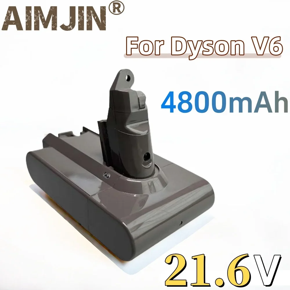 For Dyson 21.6V 4800mAH V6 Dc58 Dc59 Dc62 Sv09 Sv07 Sv03 965874-02 Original  Lithium ion  Vacuum Cleaner Battery