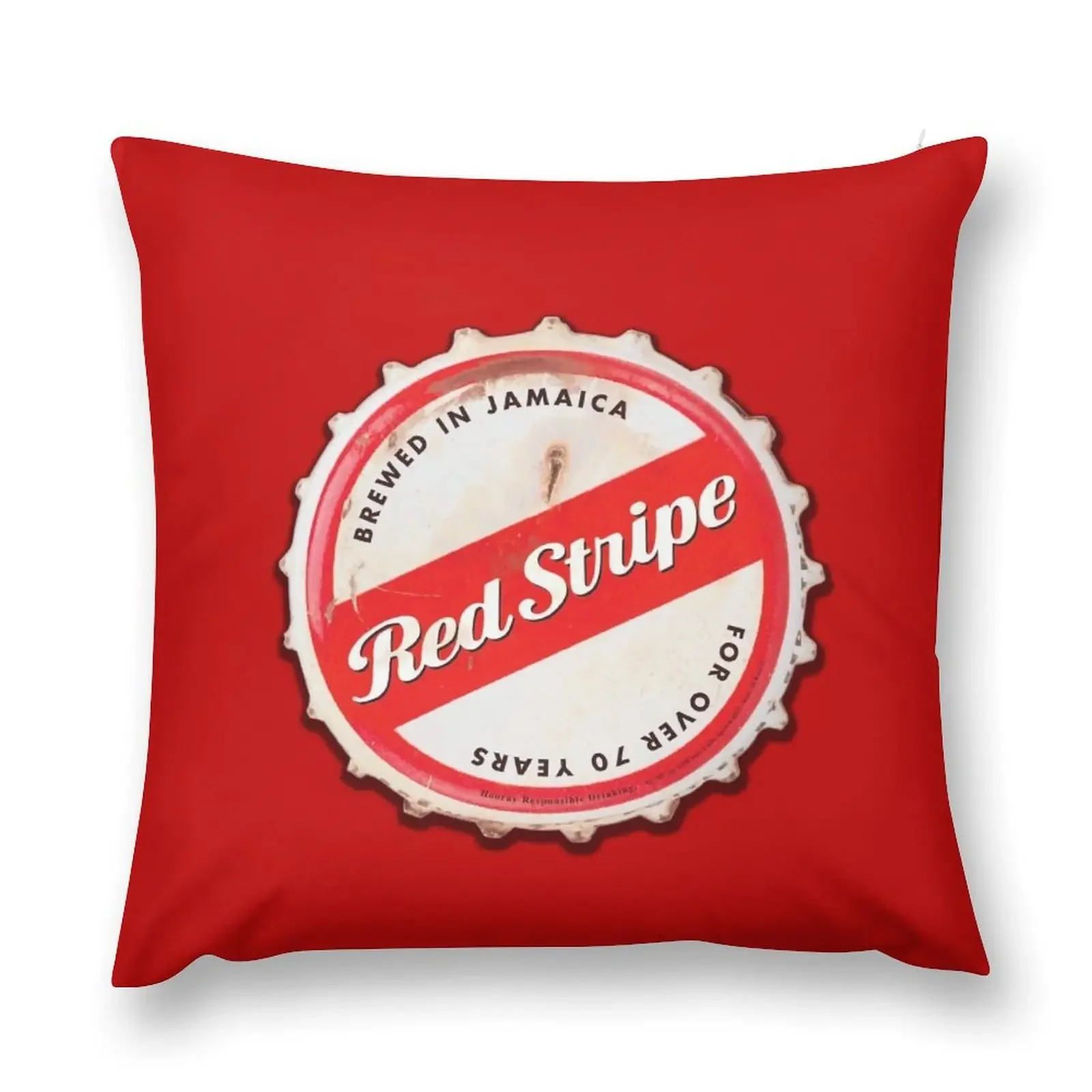 Red Stripe Bottle Cap Throw Pillow Pillow Case Christmas Covers For Sofas Pillowcase Cushion pillow