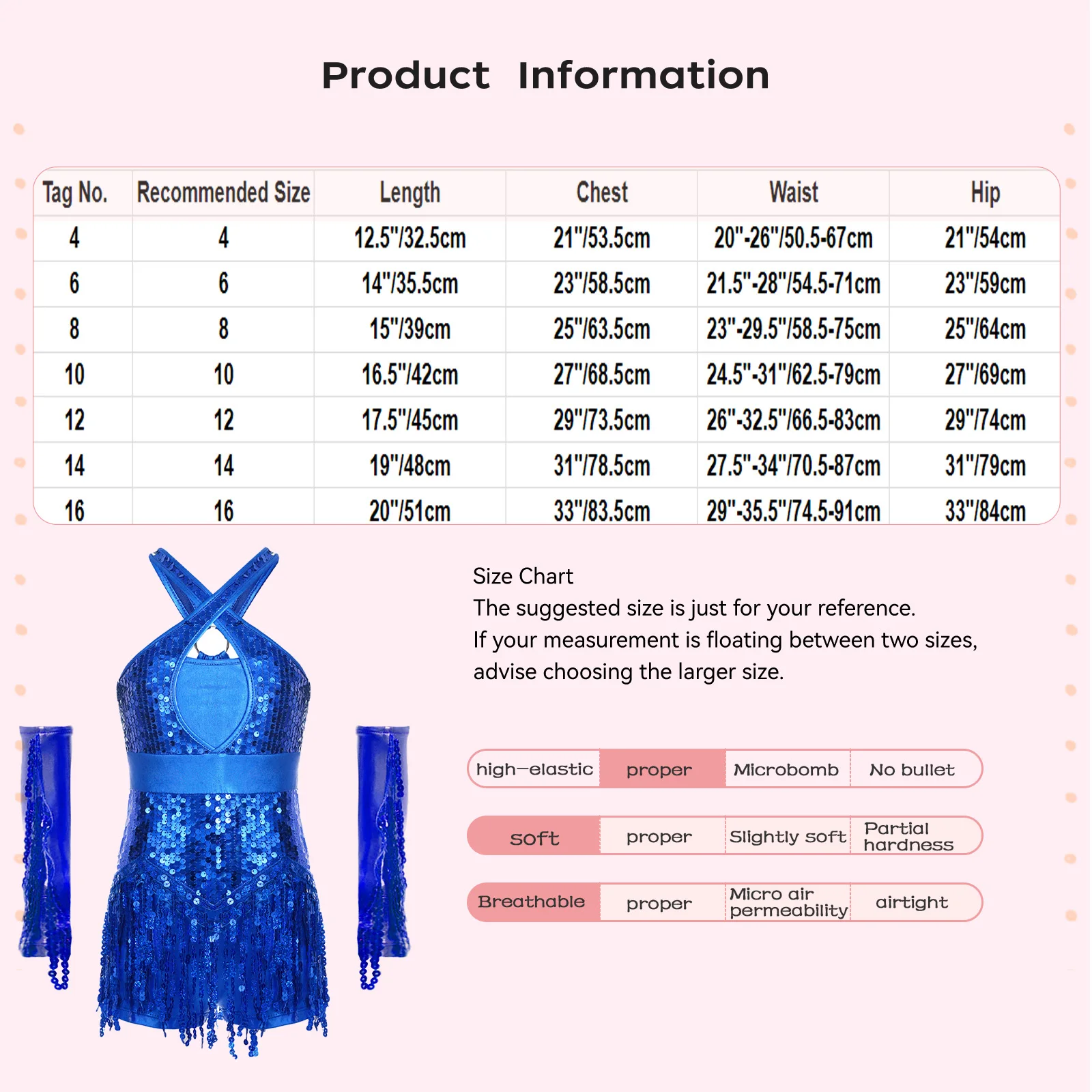 キッズガール体操ラテンジャズダンス衣装フィギュアスケートチャチャダンスパフォーマンスセットスパンコールタッセルレオタード+手袋セット