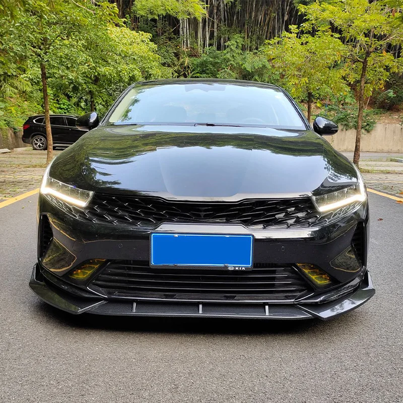 For 2020-2021 Kia K5 Optima DL3 Front Bumper Lip Separators High Quality ABS Protective Cover Spoiler Car Parts