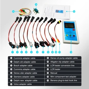 LCR01 TL-200 TR LCR ESR Resistance Capacitance Inductance Test, Common Track Injector Diesel, Piezo Injector Tester, Battery 10 Main Sales Opacimeter Diesel - №9