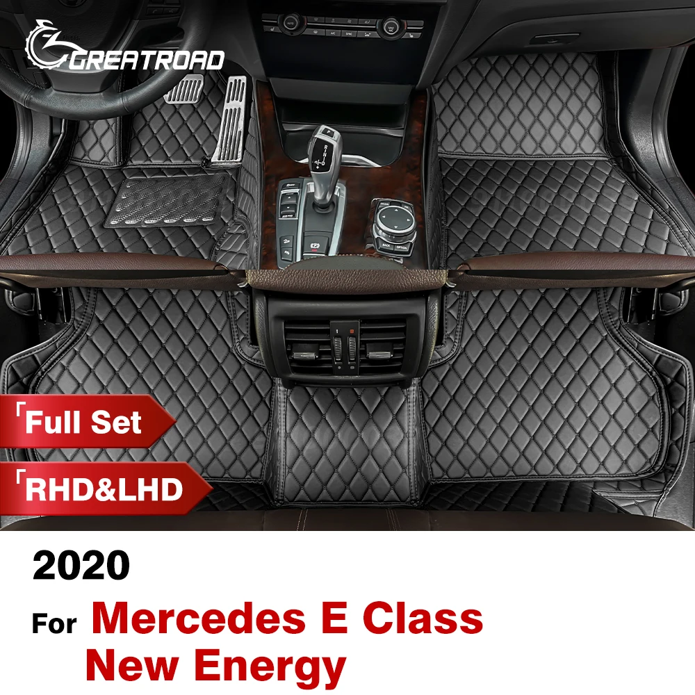 

Автомобильные коврики под заказ для Mercedes Benz E Class New Energy 2020, Автомобильный Ковер, крышка, аксессуары для интерьера, защитные детали коврика