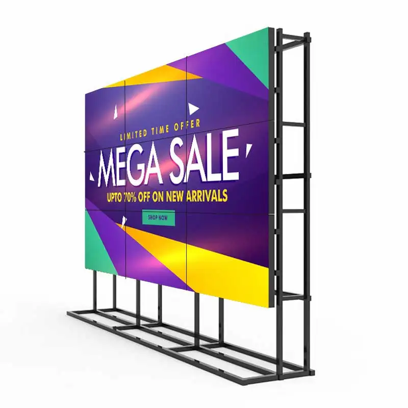 Multi Panel Splicing Screen Indoor hd 2x2 2x3 Advertising Player Narrow Bezel Lcd Video Wall Displays