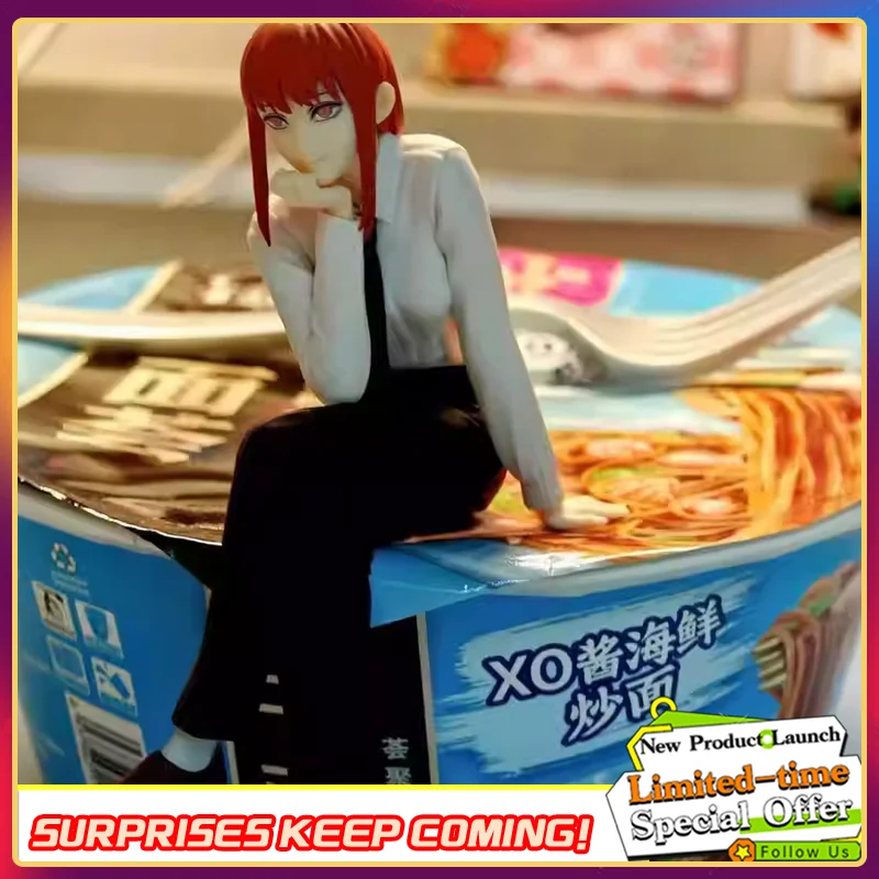 【Op Voorraad】Kettingzaag Man Figuur Makima Anime 14 Cm Noodle Stopper Figuur Model Speelgoed Voor Meisje Verjaardagscadeautjes drop Shipping Speelgoed