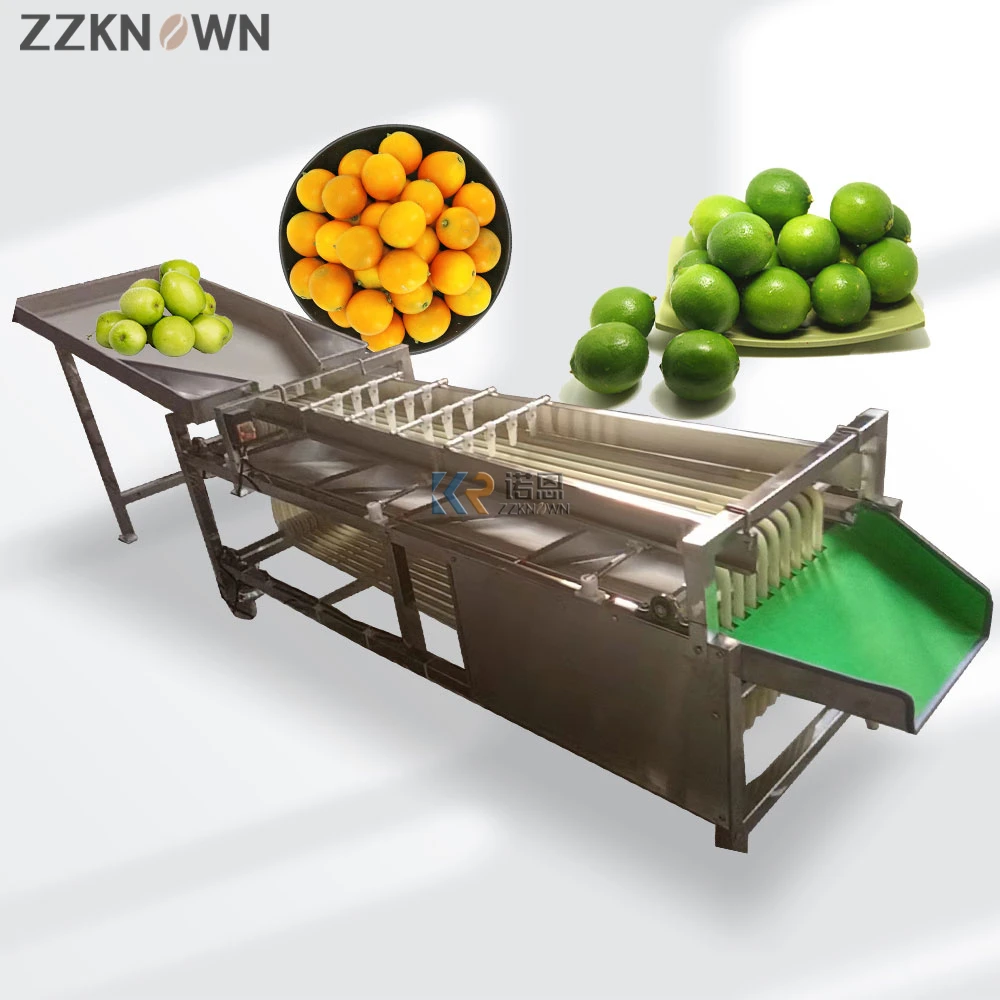 Newest Design Potato Lemon Grading Machine Passion Fruit Processing Onion Size Grading Sorting Machine