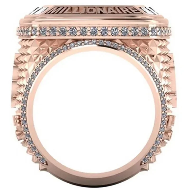 Letter commemorative edition delicate neutral ring