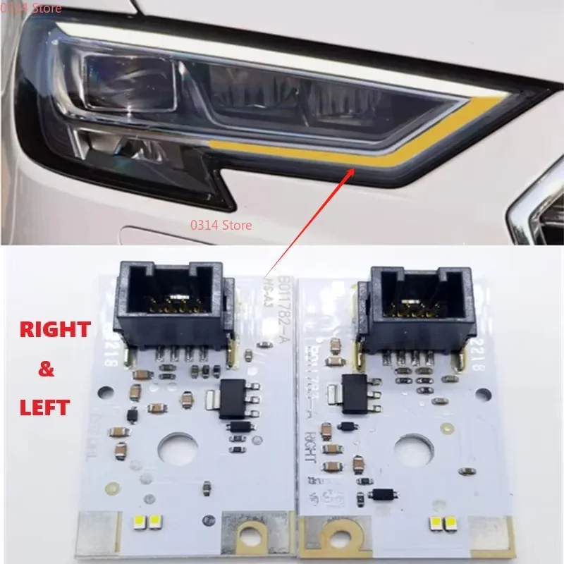 8V0998473B 8V0998474B LED Angel Eye DRL Daytime Running Light Module Suitable For 2017-2019 Audi A3 S3 RS3 Matrix Headlight