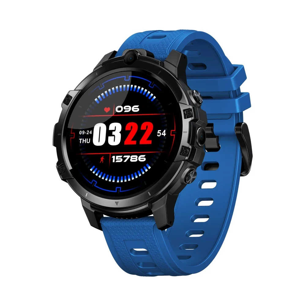 Outdoor Zeblaze THOR 6 4G SmartWatch 1.6 Inch IPS Display GPS/GLONASS Helio P22 Octa Core 64GB 830mAh Android 10 Smart Watch Men