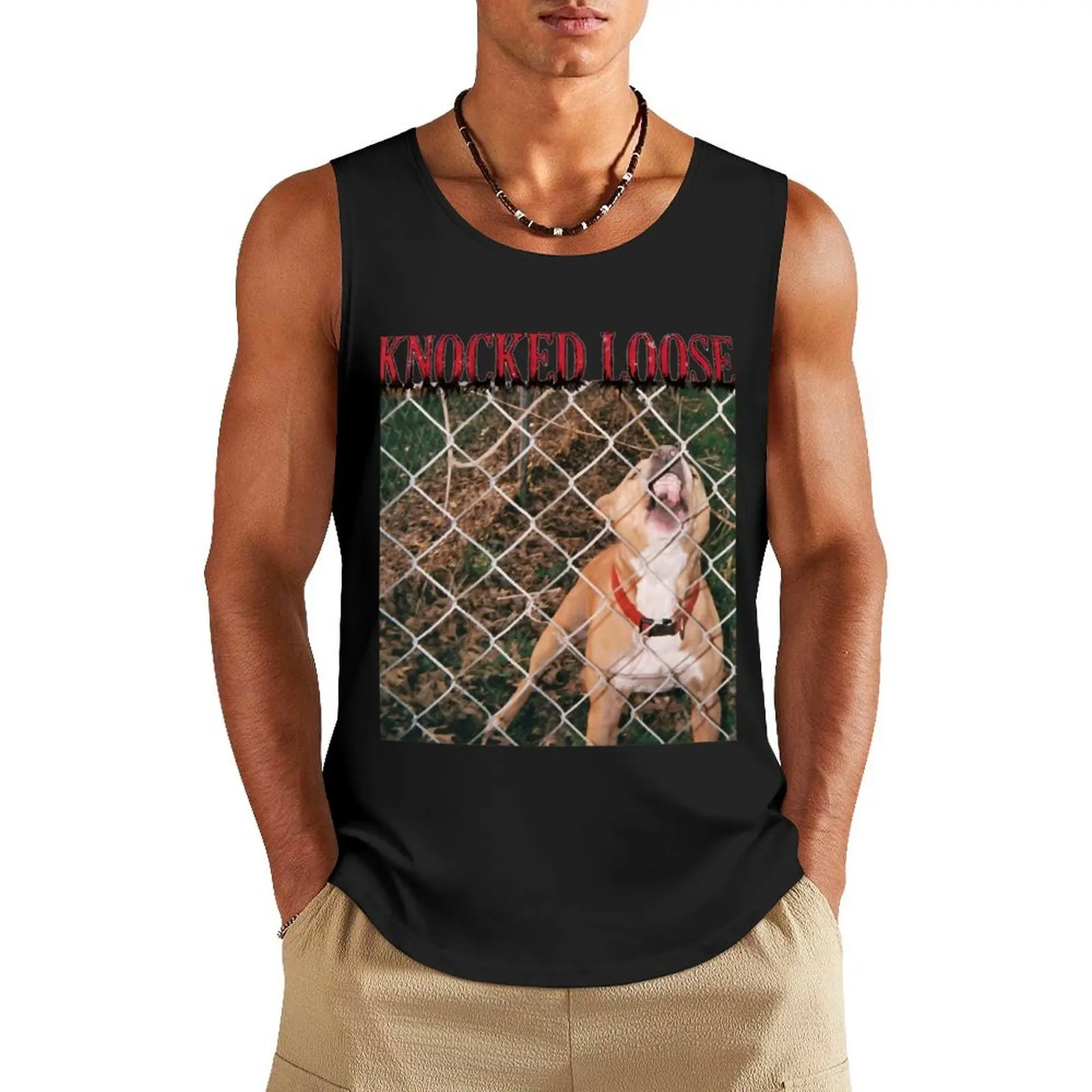 

Knocked loose band album Tank Top T-shirt man sports t-shirts for men t-shirt Men's bodybuilding men clothes