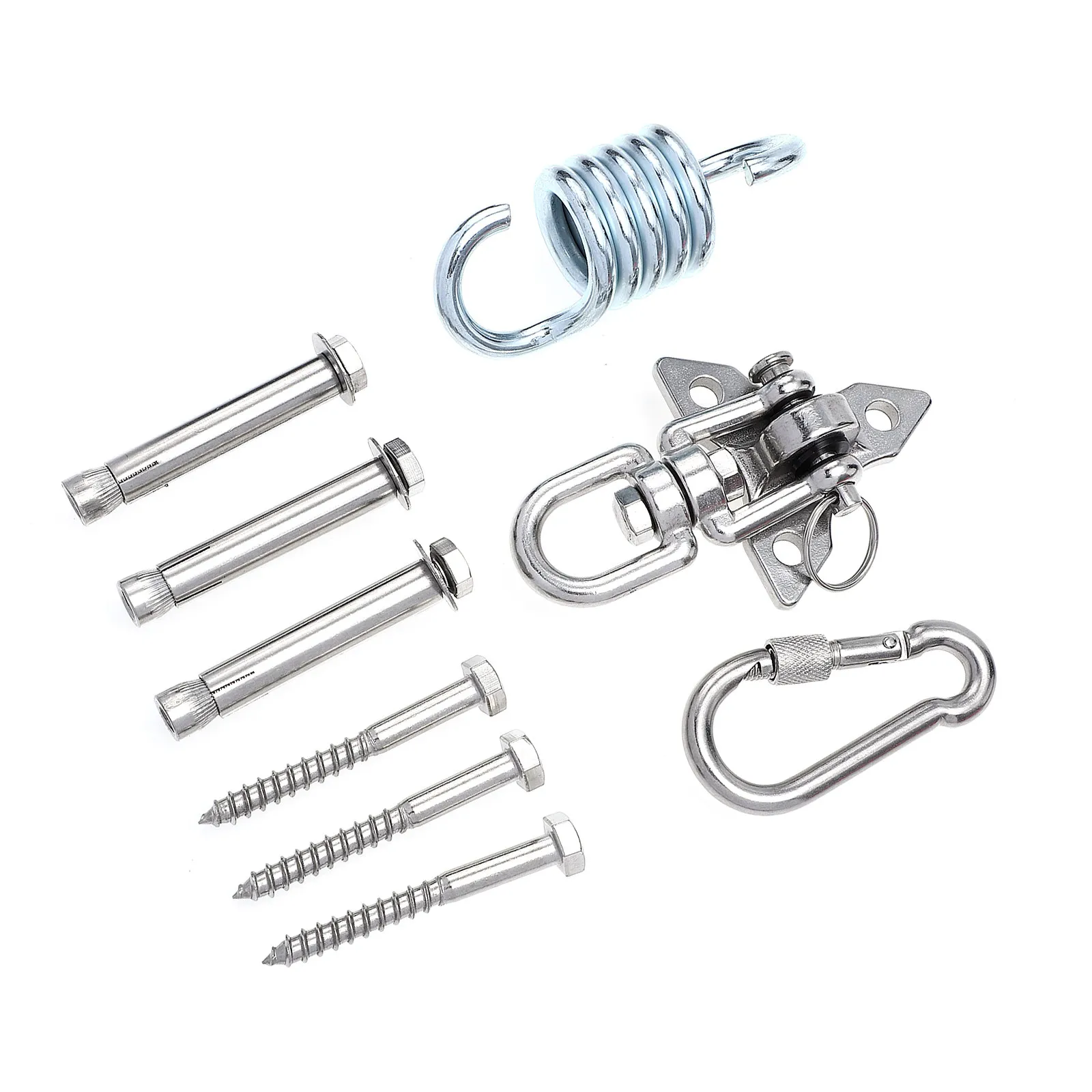 

1Set High Strength Lightweight Hammock Hook Set for Hammock Swing Chair Hanging Fitness Equipment Outdoor Indoor Swing Hook Kit