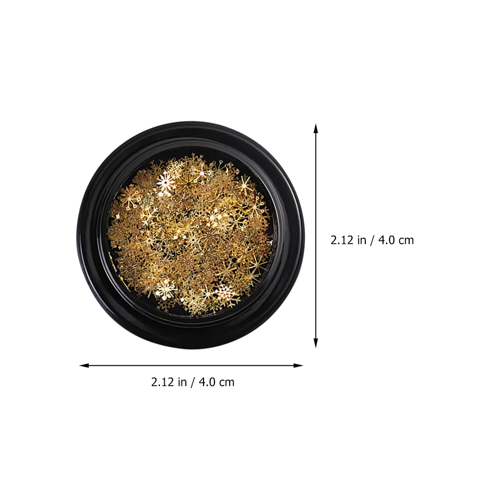 

3 Boxes Manicure Snowflake Patch Stickers Nail Flakes Sequins DIY Accessories for