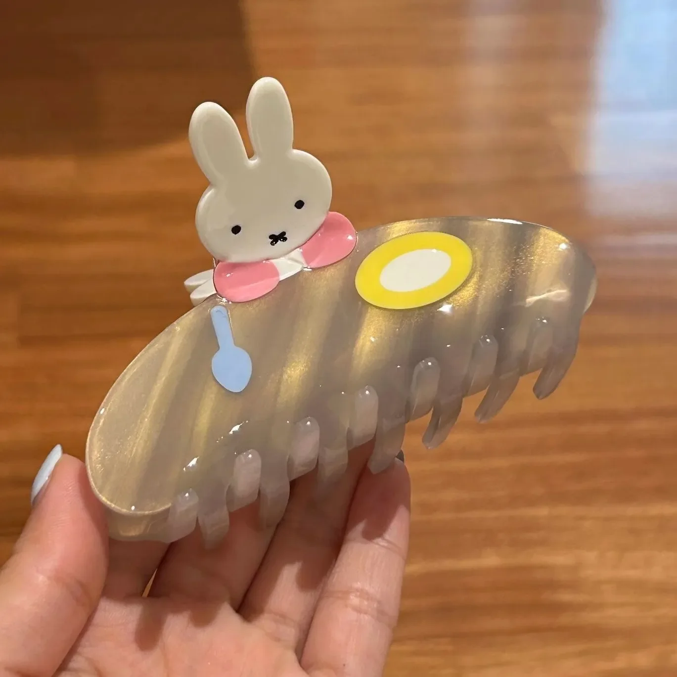 Kawaii Miffy Sweet Hair Clip Cartoon Back of The Head Clip Sweet Girl Girl Heart Bangs Clip Girl Birthday Christmas Gift - view 3
