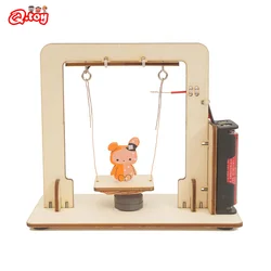 Kit stelo modello altalena elettromagnetica fai-da-te tecnologia per bambini giocattoli scientifici Kit di strumenti sperimentali per la scuola apprendimento educazione bambini