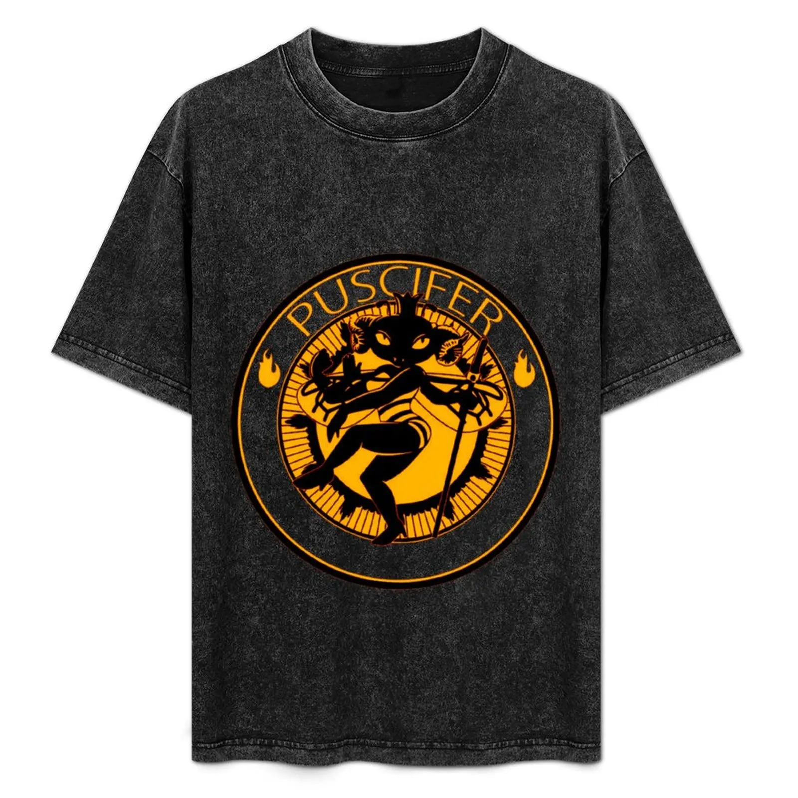 

puscifer band logo best of album T-Shirt Work Casual Loose Fit T-Shirt