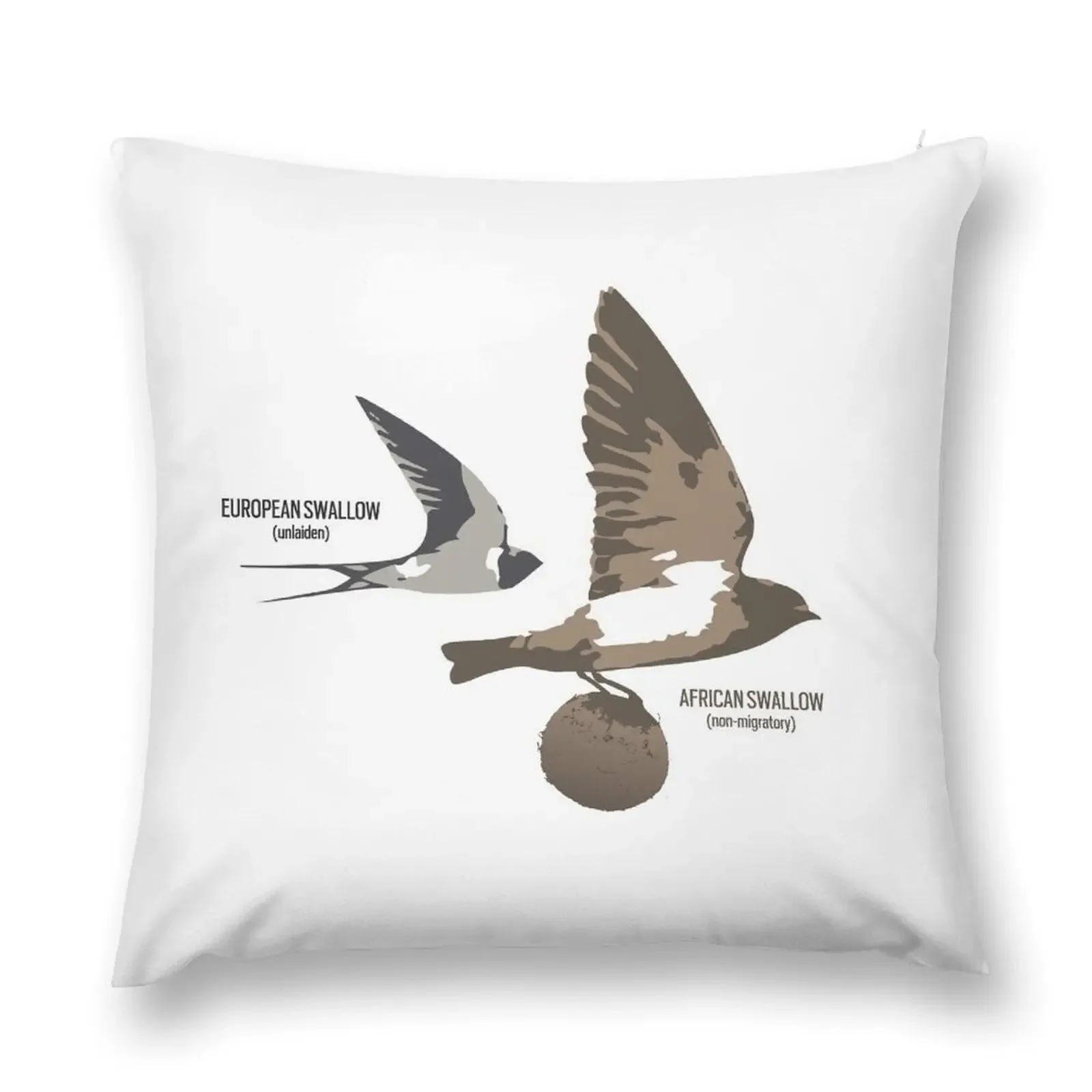 European and African Swallow Throw Pillow Christmas Covers Decorative Cushion Cover Cushions Home Decor Covers For Sofas pillow