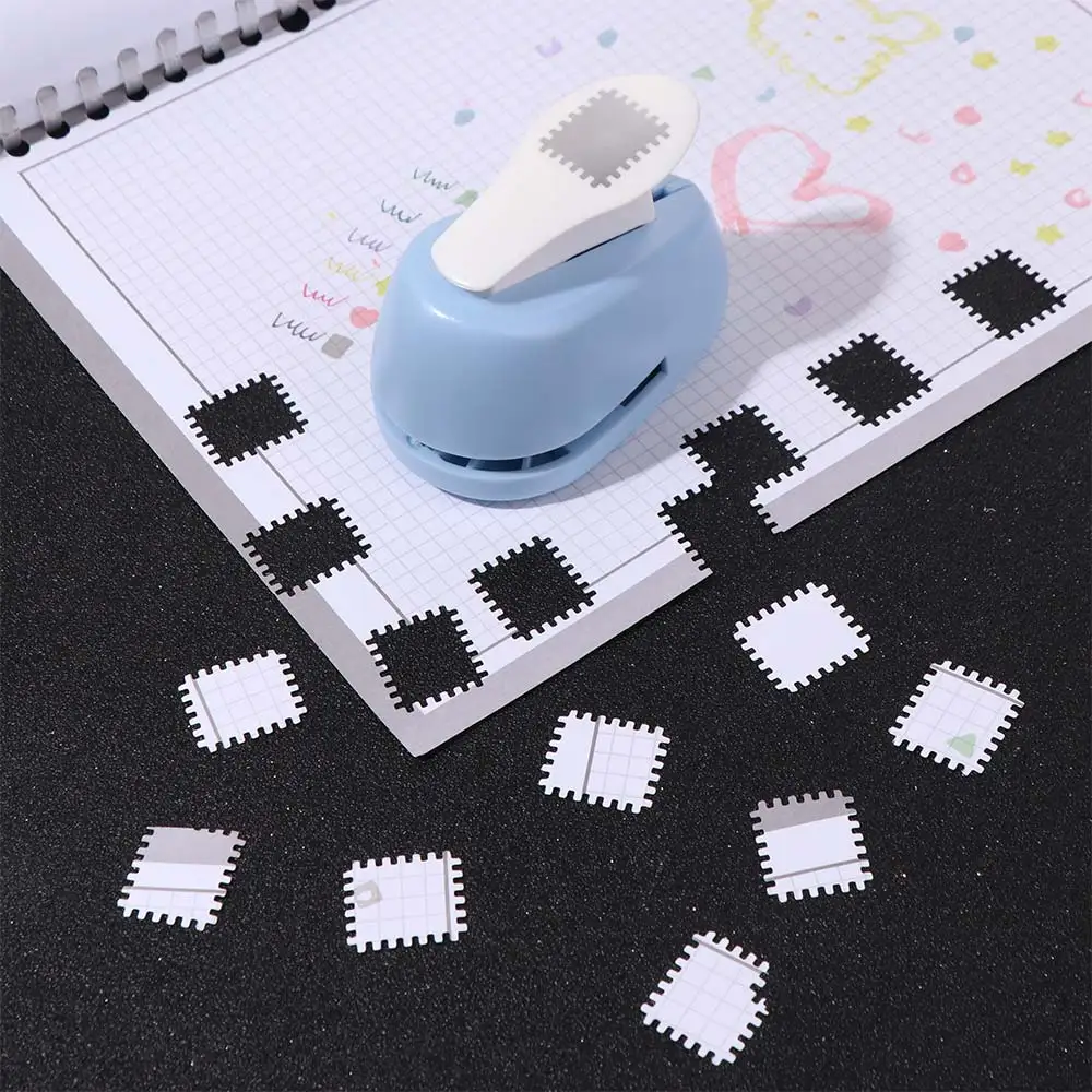 Stamp Shape Stamp Border Punch Hole Puncher Punches Maker Embossing Machine Paper Cutting Labor Saving Toothed Puncher Embosser