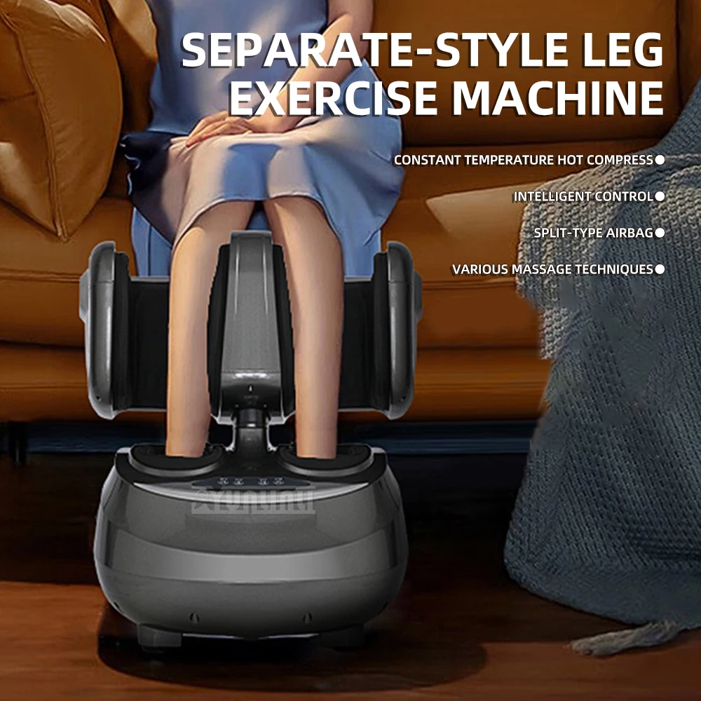 

Полностью автоматическая машина для массажа ног с подушками безопасности, устройство для разминания акупунктурных точек и прессования подошв ног для релаксации и комфорта