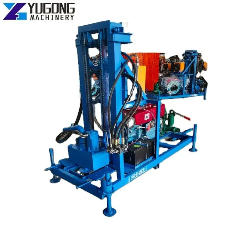 YG Mini Drilling Rig Machine Hydraulic 40 Meter 800M Bore Hole Drill Rig Diesel Water Well Drilling Equipment for United States