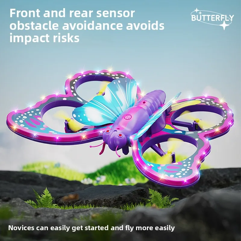 Papillon V40-enfants avion télécommandé combattant planeur mousse Drone élève jouet modèle d'avion