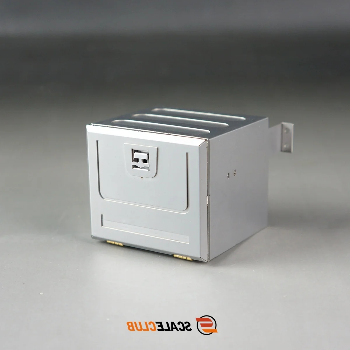 صندوق أدوات محاكاة معدني لـ 1/14 Tamiya RC سكانيا مان بنز فولفو ريجال سكانيا رجل Lesu Actros 1851 RC جرار مقطورة قلابة #4