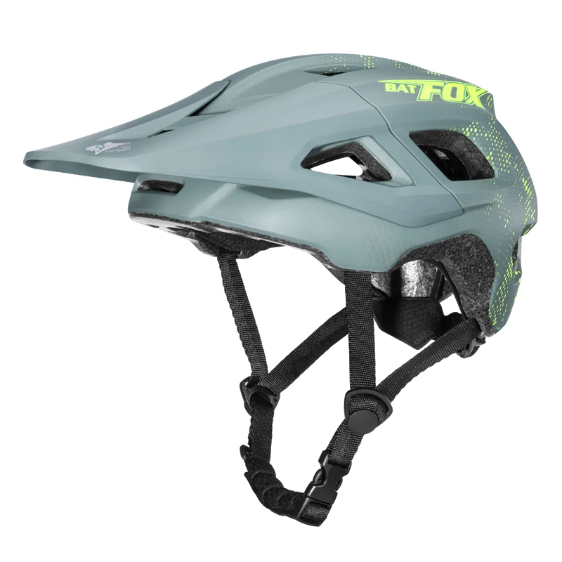 BATFOX Fahrradhelm Herren Damen Schlagfestigkeit Lüften Off-Road Mountainbike Helm Abnehmbare Polsterung Fahrrad Sicherheitsausrüstung – Detail 32