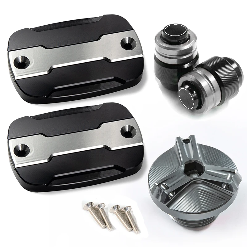 Tapa de depósito de líquido de frenos delantero y tapa de relleno, accesorios para Yamaha TMAX 530 500 560 TMax530 SX DX TECH MAX TMAX560 t-max