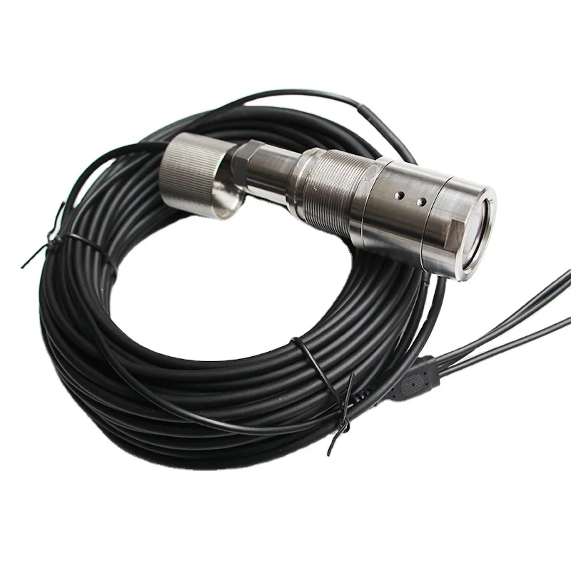 20M IP68 316L Stainless Steel Deep Water Well/Pipe Sewer  Inspection Camera with 12pcs LED