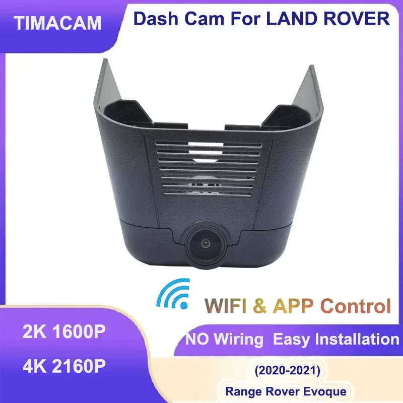 TIMACAM 2K 4K 2160P Dash Cam Car DVR Camera For Land Rover Range Rover Evoque 2020 2021 2022 2023 Video Recorder Easy Install