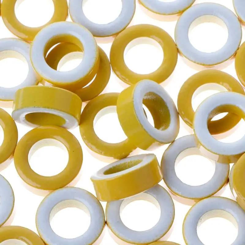Y55E 50 PCS/SET T50-26 Núcleo energia ferro anéis ferrite toroidal 7,5 mm para indutores
