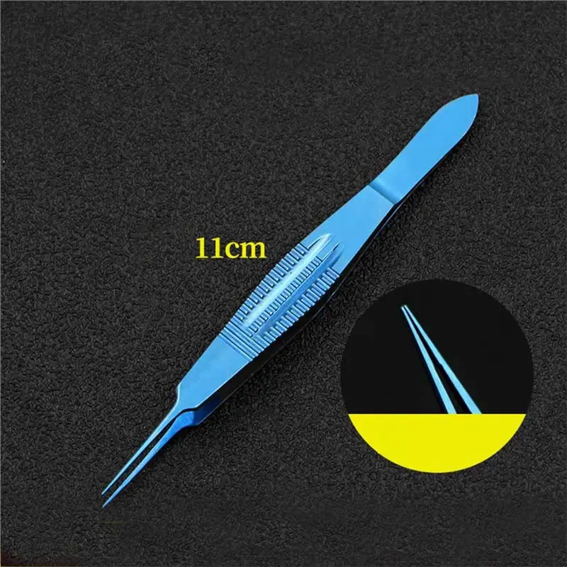 Fine Tissue Handling Instrument Ophthalmic Forceps For Double Eyelid Surgery, Precision Tool
