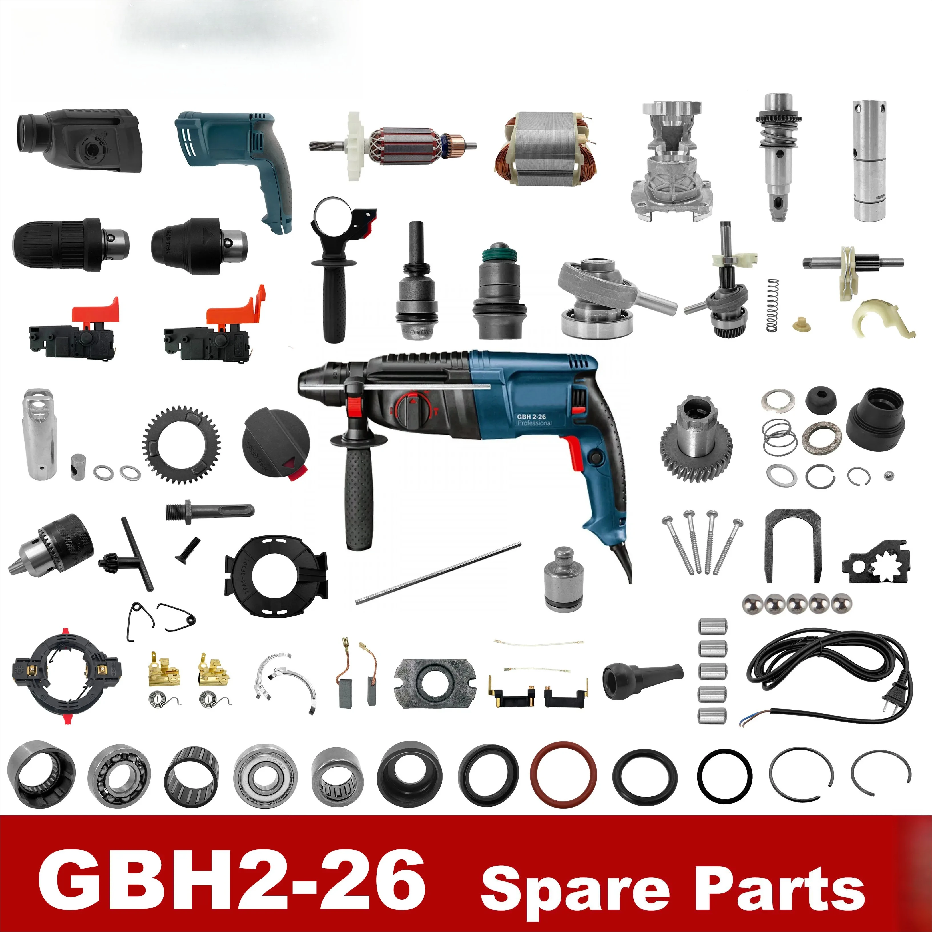 

GBH2-26 Запасные части и аксессуары для электрического перфоратора