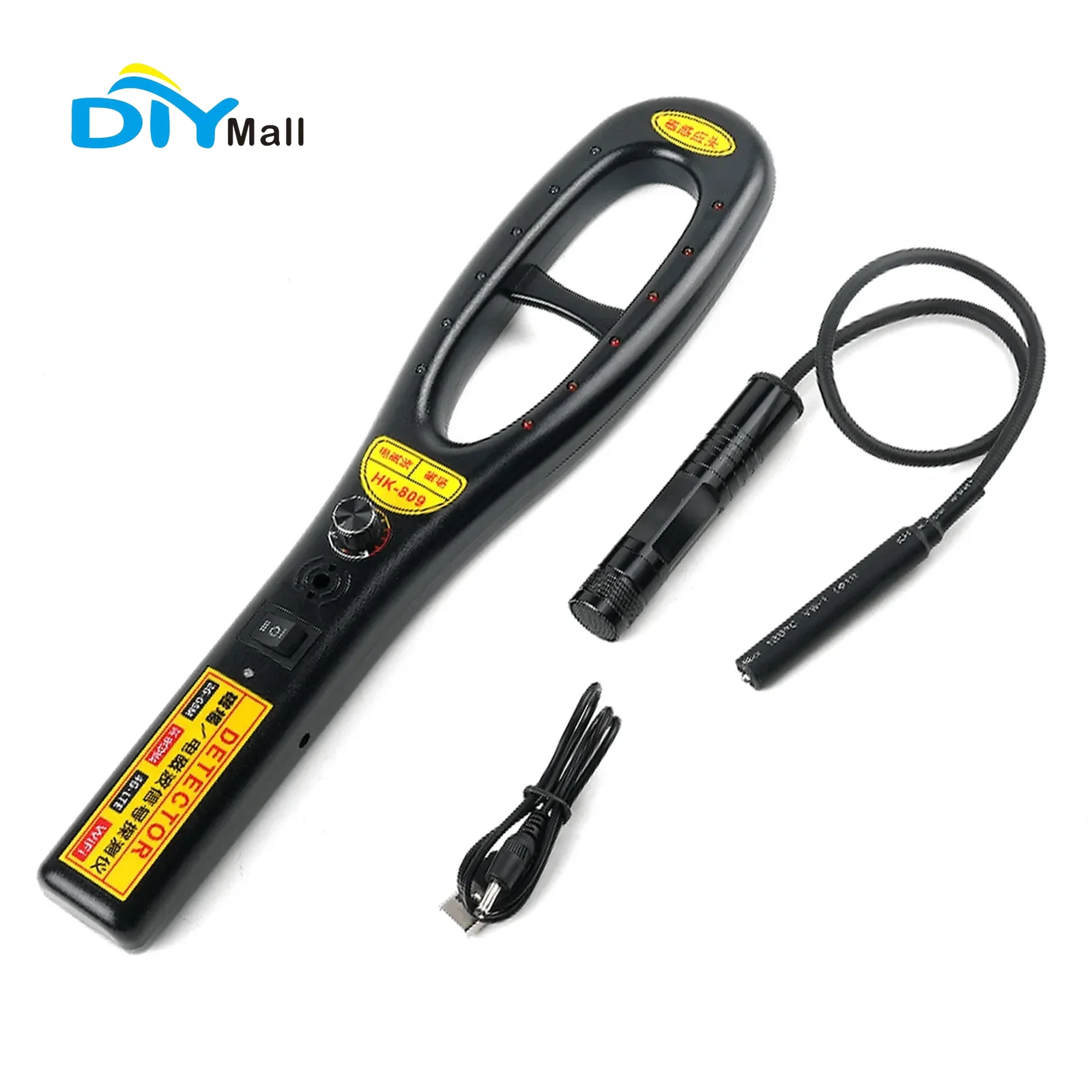 HK809 Профессиональный детектор ЭМП с GPS-локатором, блокатором беспроводных сигналов и цифровым магнитным датчиком