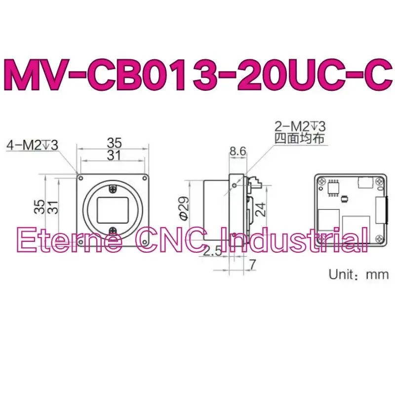 New MV-CB013-20UC-C industrial camera with 1.3 million pixels for fast shipping