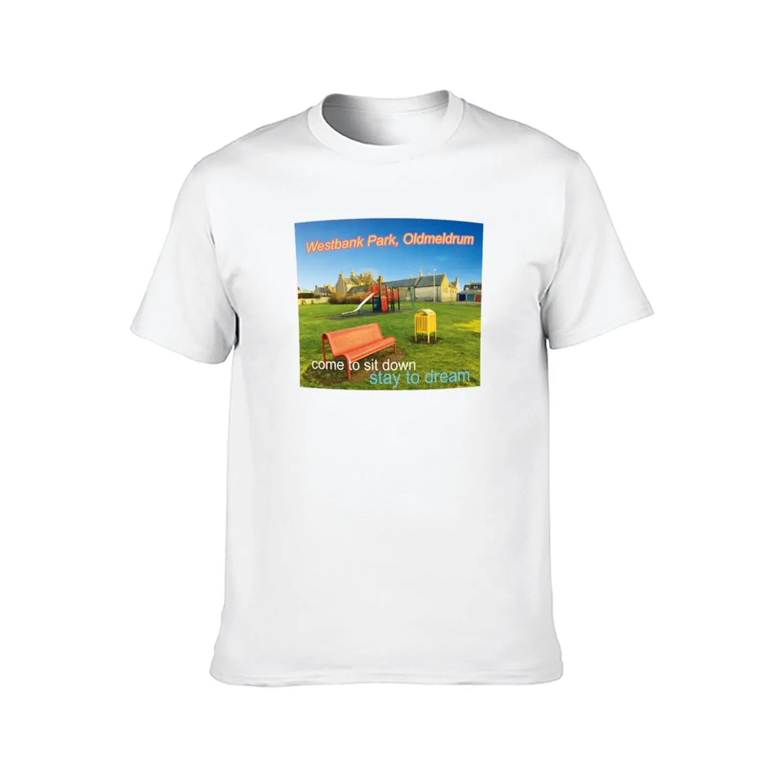 Westbank Park، Old Meldrum البقاء على حلم تي شيرت تي شيرت رجل مصمم أنيمي التي شيرت تي شيرت #2