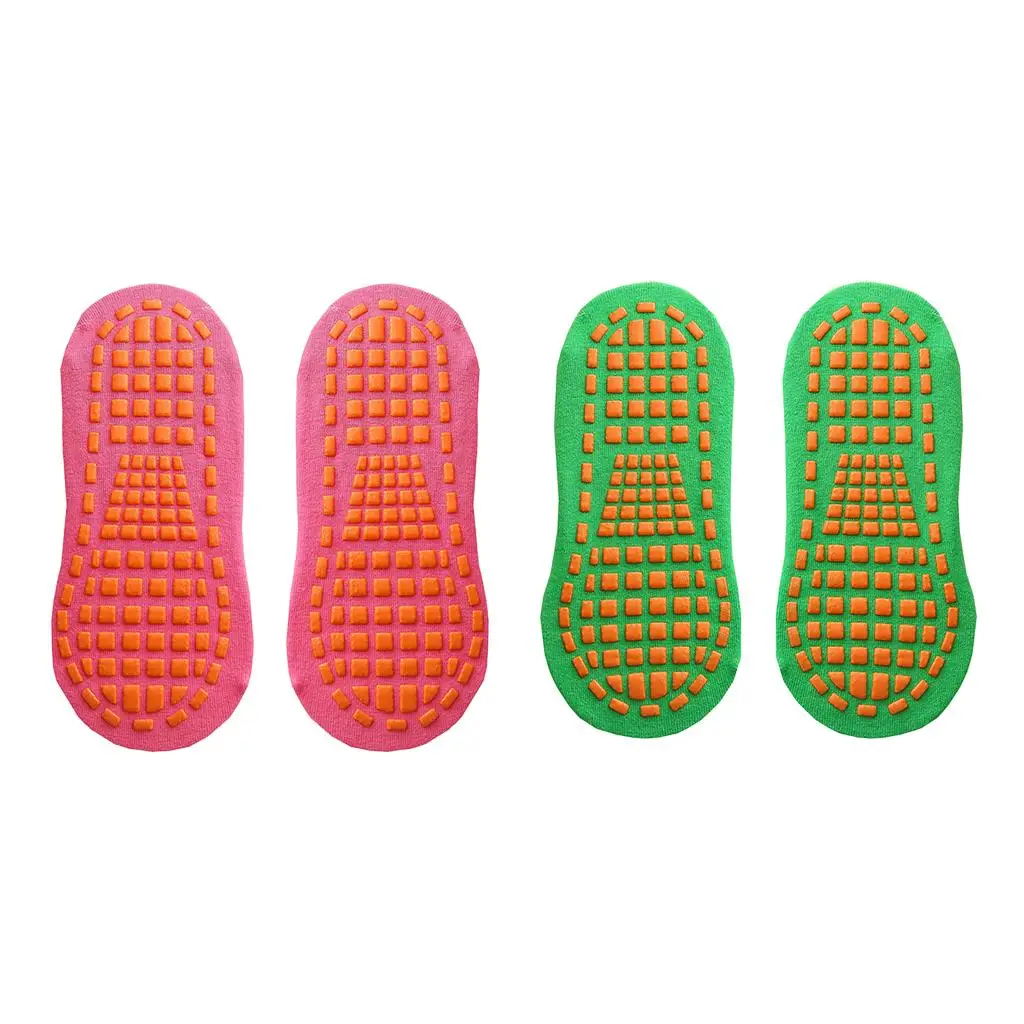 جوارب يوجا مضادة للانزلاق للبالغين مصنوعة من القطن غير قابلة للانزلاق بلون سادة وإكسسوارات اللياقة البدنية على الأرض للنساء #3