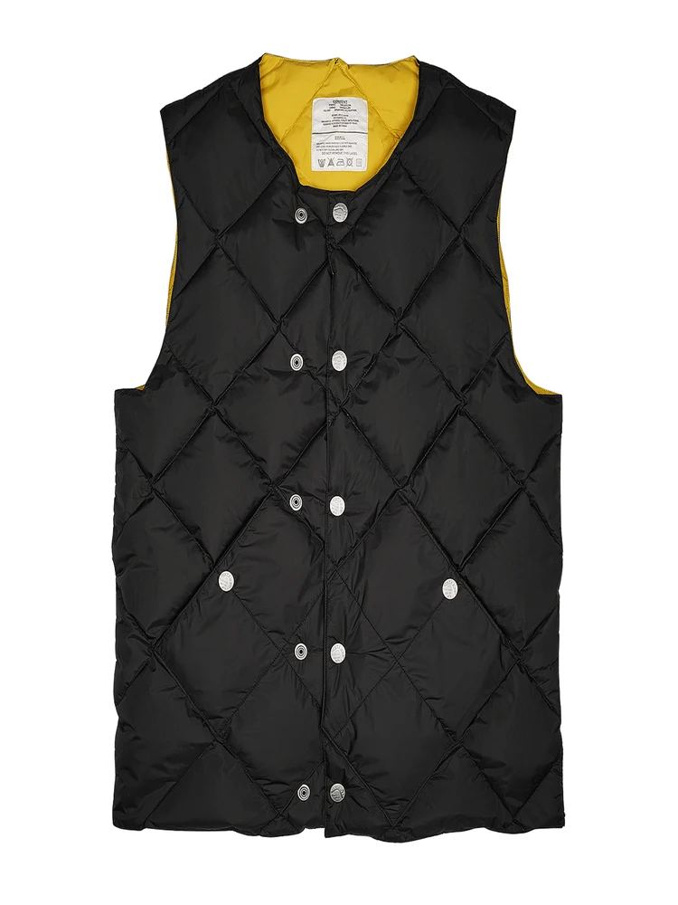 

Men's Down Vest Slim Fit Warm Black Khaki Quilted Sleeveless Jacket Casual Vintage Winter Waistcoat