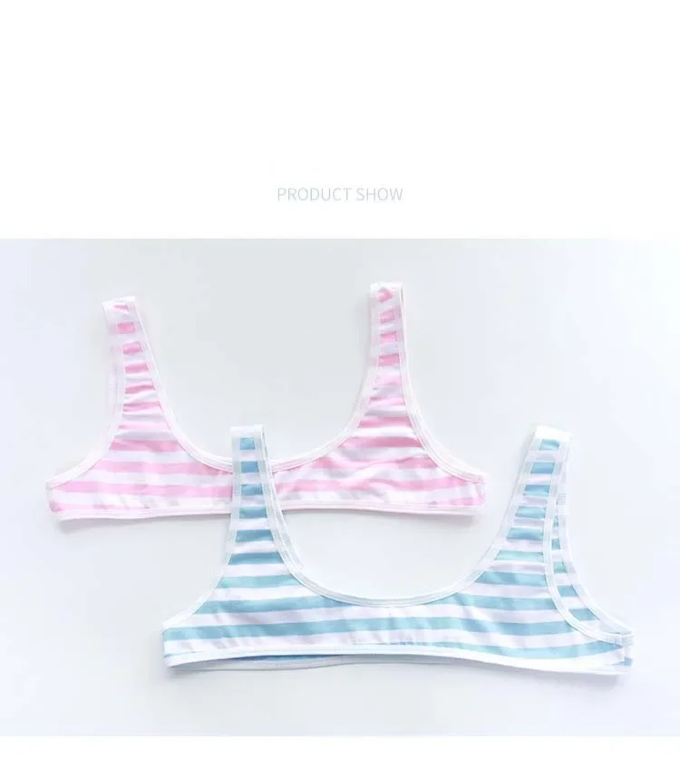 Women Cotton Stripe Print Bikini Camisoles Japanese Sexy Lingerie Lolita Swimsuit Erotic Costumes Bra Underwear Stocking - Image 5