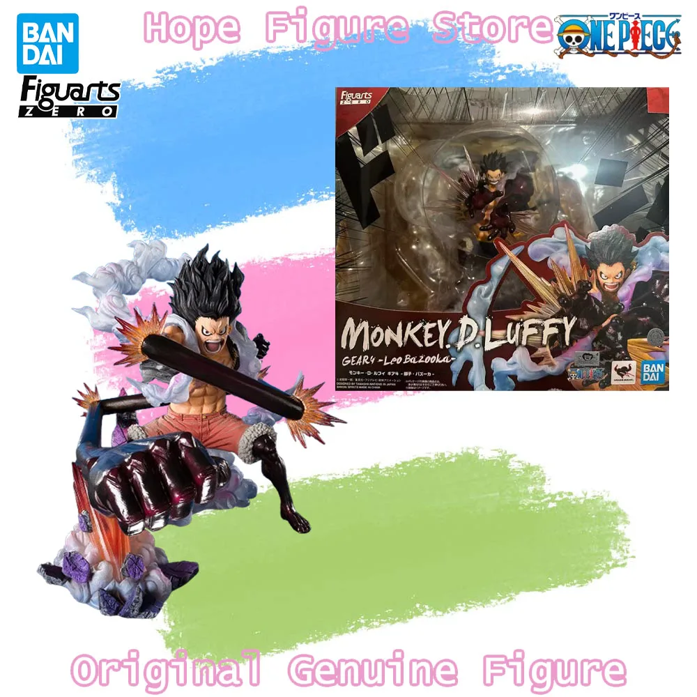 En Stock, Figura Original BANDAI Figuarts ZERO de One Piece, Arco de la Isla del Pastel, Monkey D. Luffy, Modelo de Anime