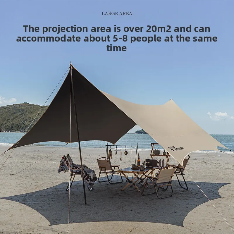 

Hexa Shade Tent Outdoor Camping Portable Sunshade Rain Shelter Outdoor Dining Picnic Shelter Butterfly Shape Tent Camping