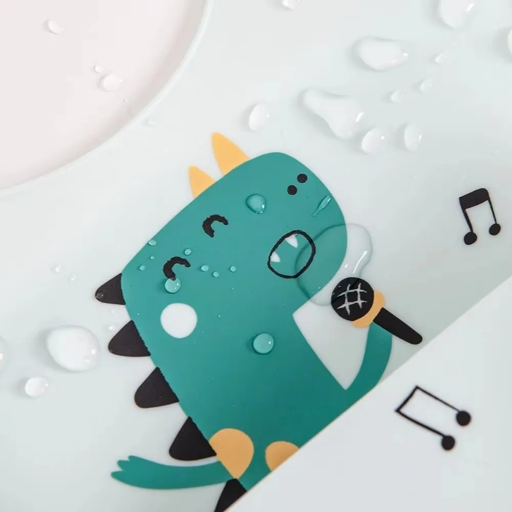 

Милые мягкие силиконовые водонепроницаемые нагрудники, регулируемые нагрудники для кормления, нагрудники с мультяшным принтом для малышей, нагрудники для новорожденных