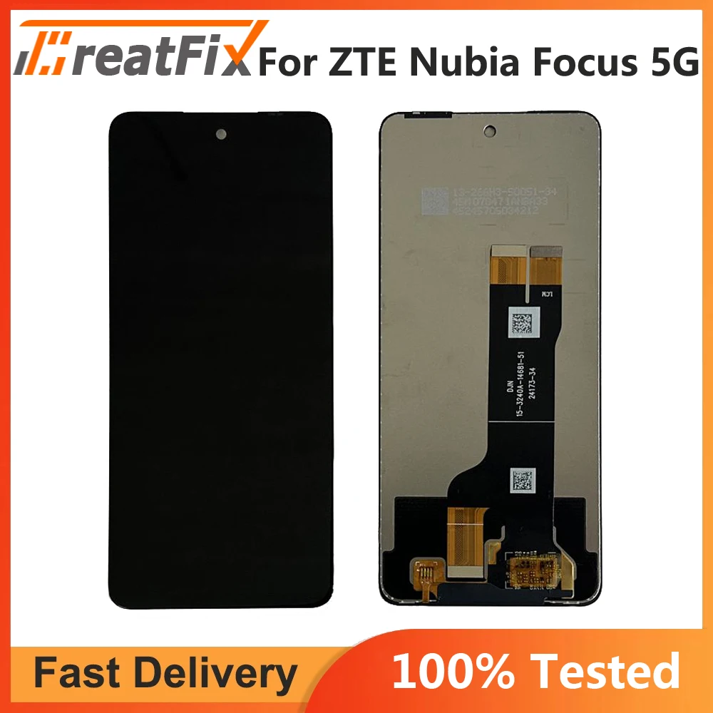 Original Tested For ZTE Nubia Focus 5G LCD Display Touch Screen Digitizer Assembly Repair For ZTE nubia focus Display lcd