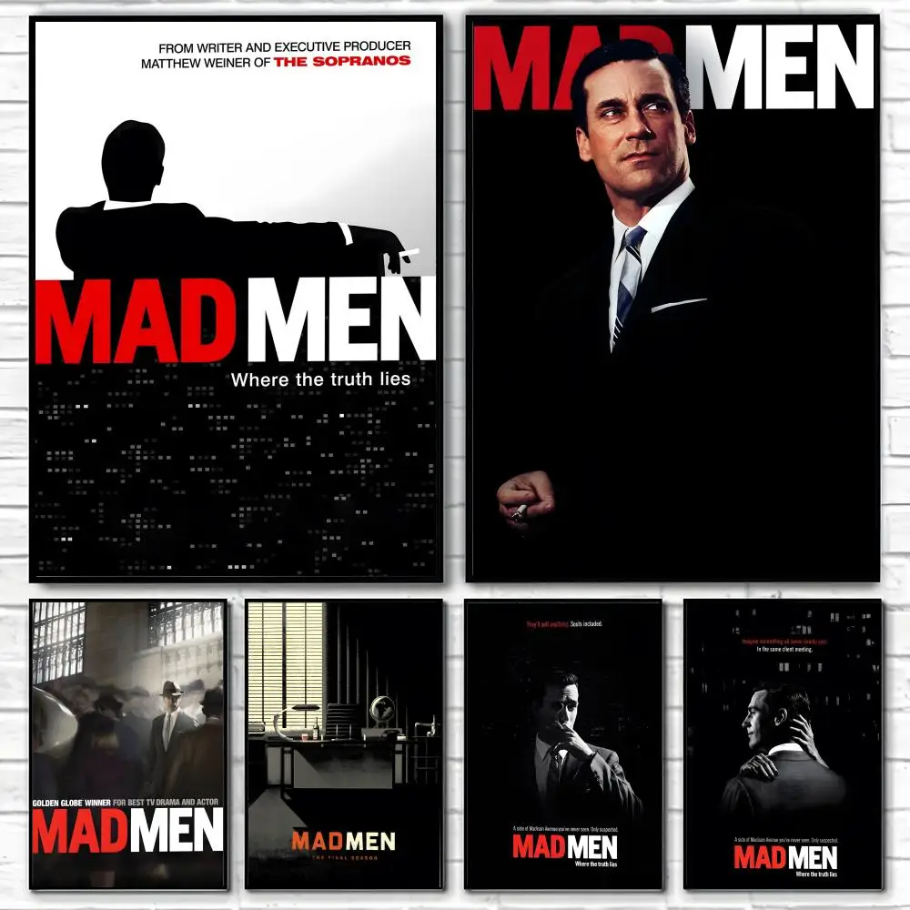 Mad Men Poster aus der TV-Serie. Klassische Poster und Wandkunstdrucke eignen sich für Wohnzimmer, Schlafzimmer und Zuhause.