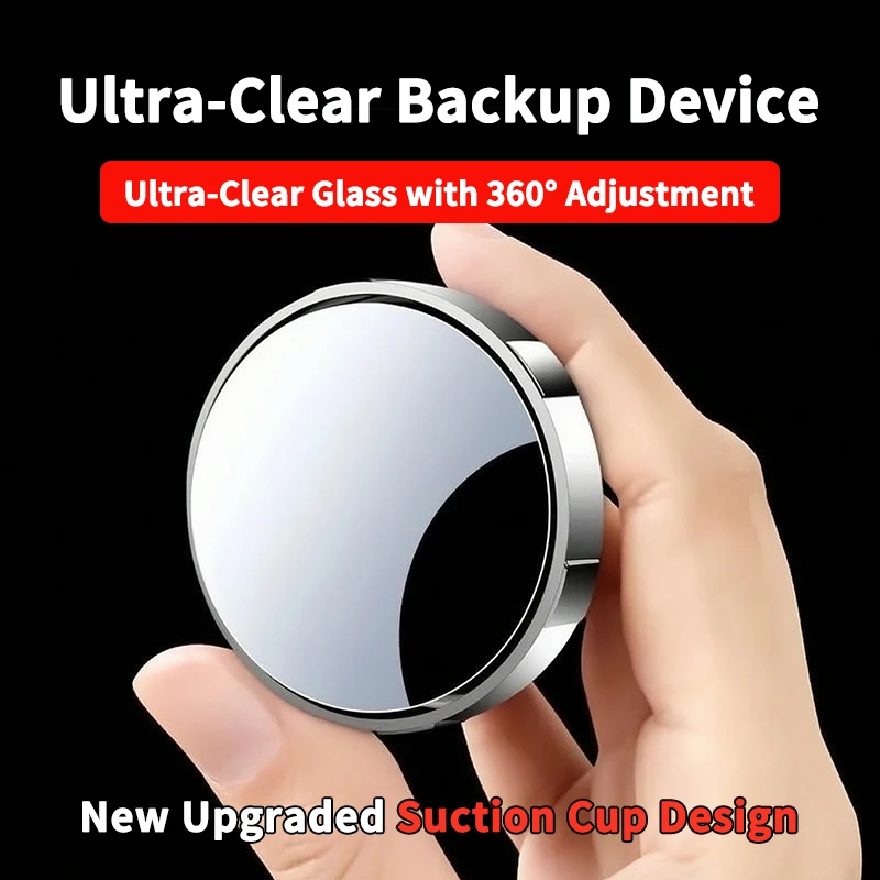 Waterproof Anti-Fog Blind Spot Mirror, Car Side View Auxiliary Mirror, Small Round Blind Spot Mirror, Car Side View Blind Spot Accessory, Suitable for All Models