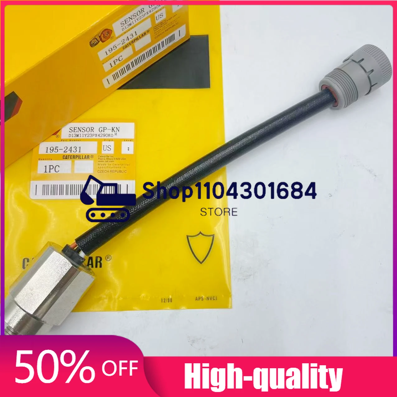 

195-2431 1952431 574-8679 5748679 Knock Sensor For Generator G3508 G3512 G3516 G3516B G3520B PMG3516